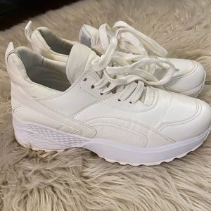 White Chunky Sneakers